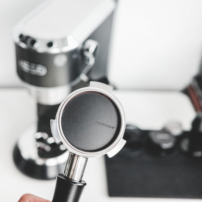 Normcore 51mm Ultra-Slim 0.2 mm Puck Screen - Lower Shower Screen - Metal Coffee Reusable Filter for 51mm Portafilter - 200-micron Laser etched - 316 Stainless Steel with Titanium PVD Coating - Image 3